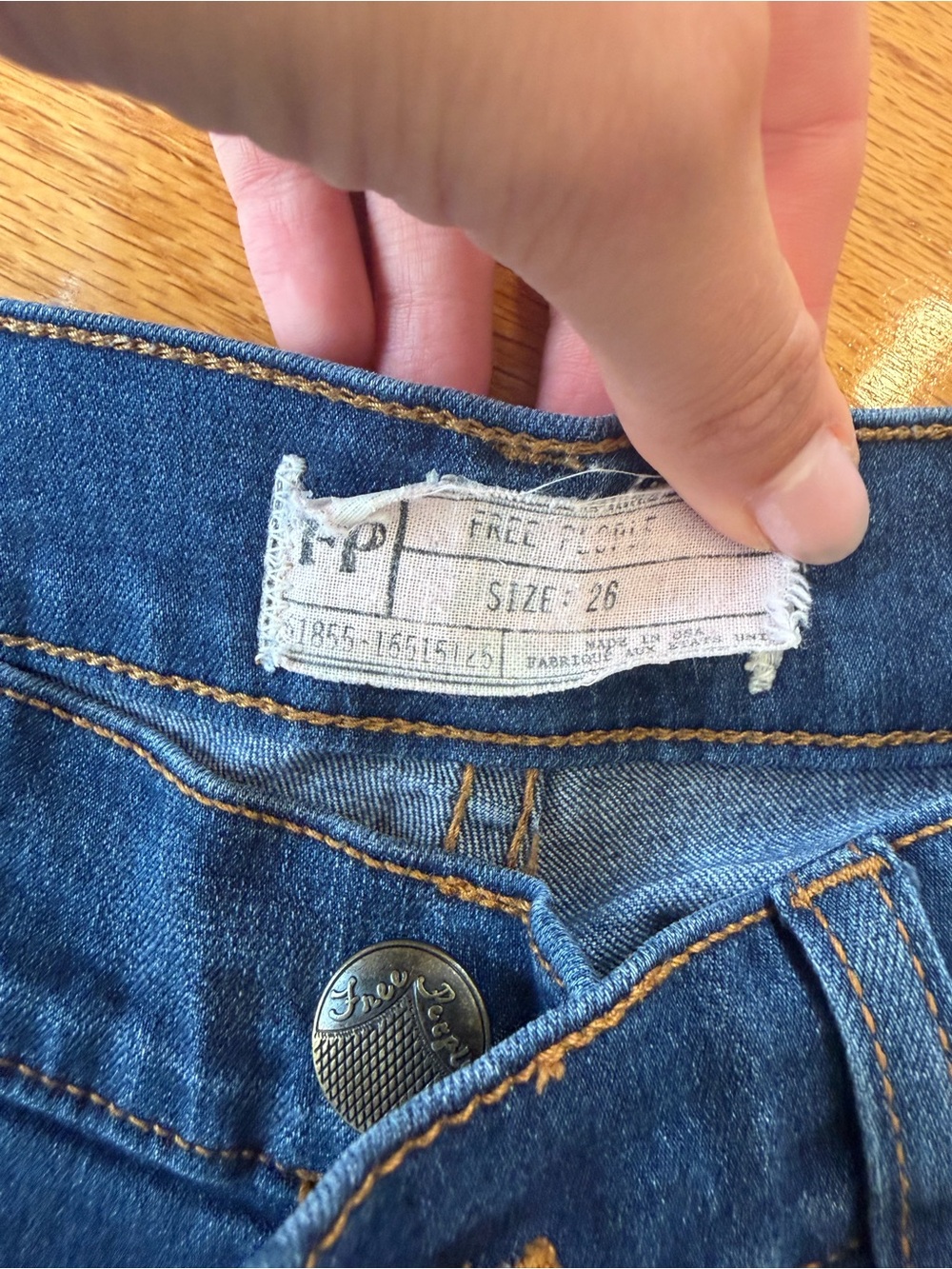 Free People Blue Boot Cut Jeans
